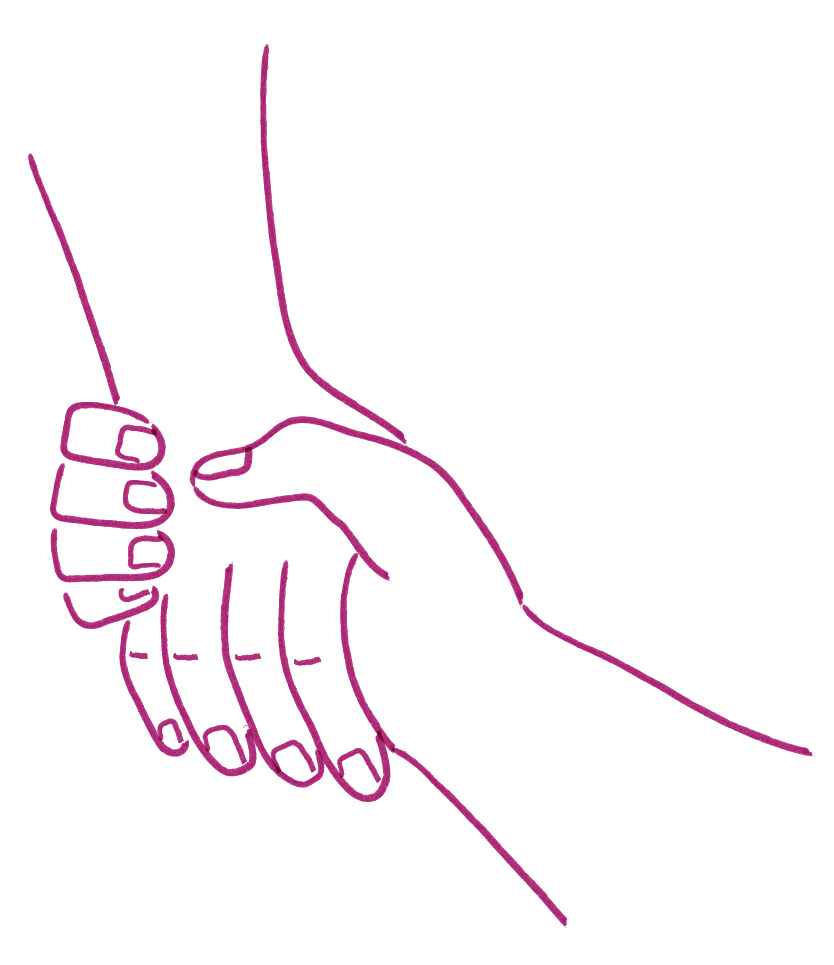Illustration of hands shaking
